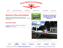 Tablet Screenshot of placervilleaviation.com